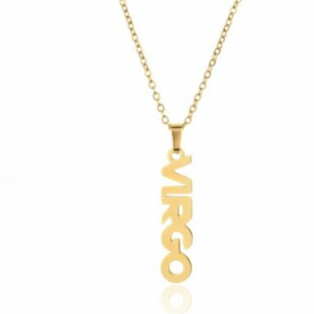"Emma" Virgo Gold Necklace Aug 23 - Sept 22